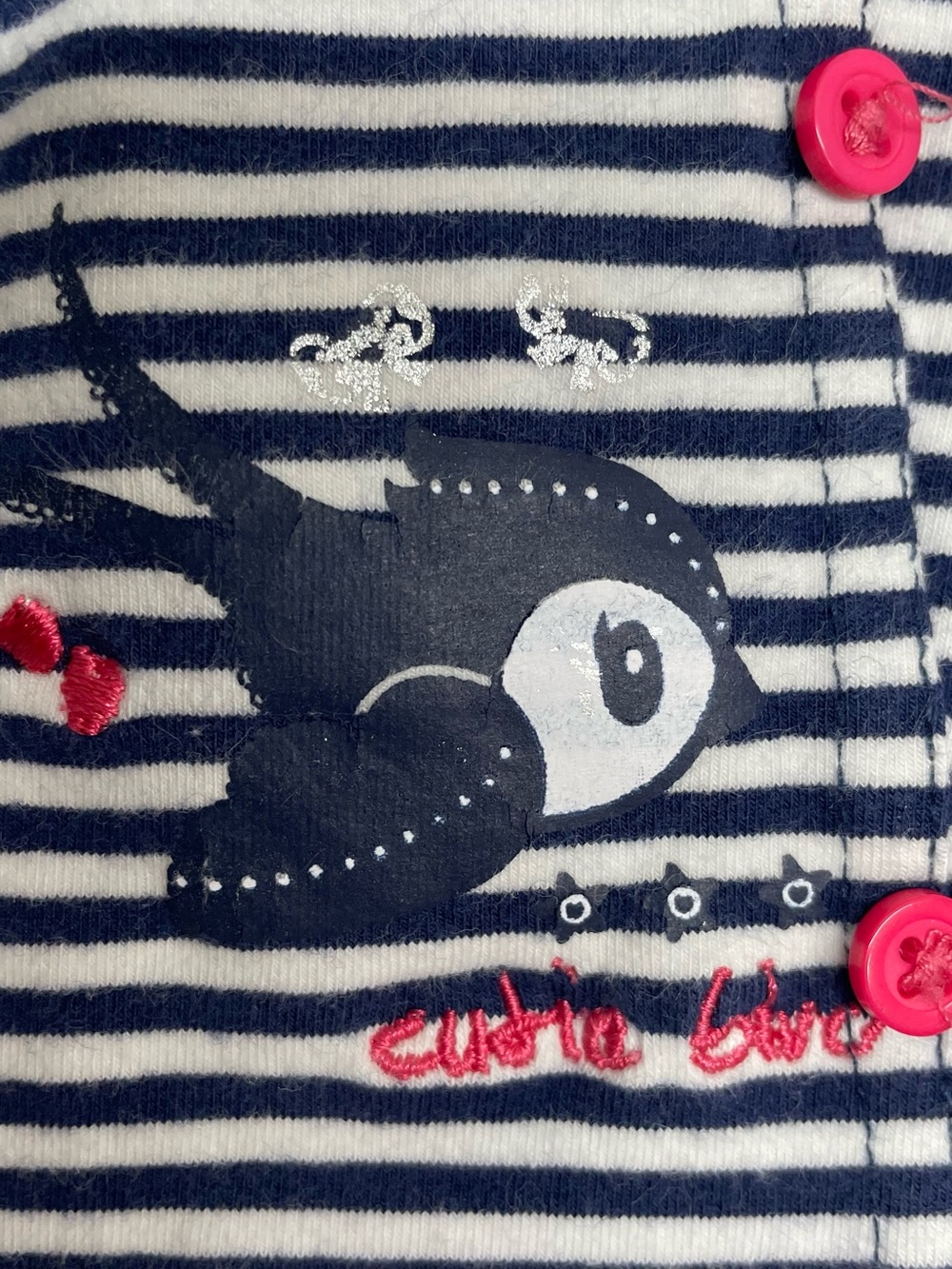 Guess OshKosh Disney Baby Clothing Lot 6-9M Blue Grey Striped Good 5pc Bundle - Picture 11 of 16